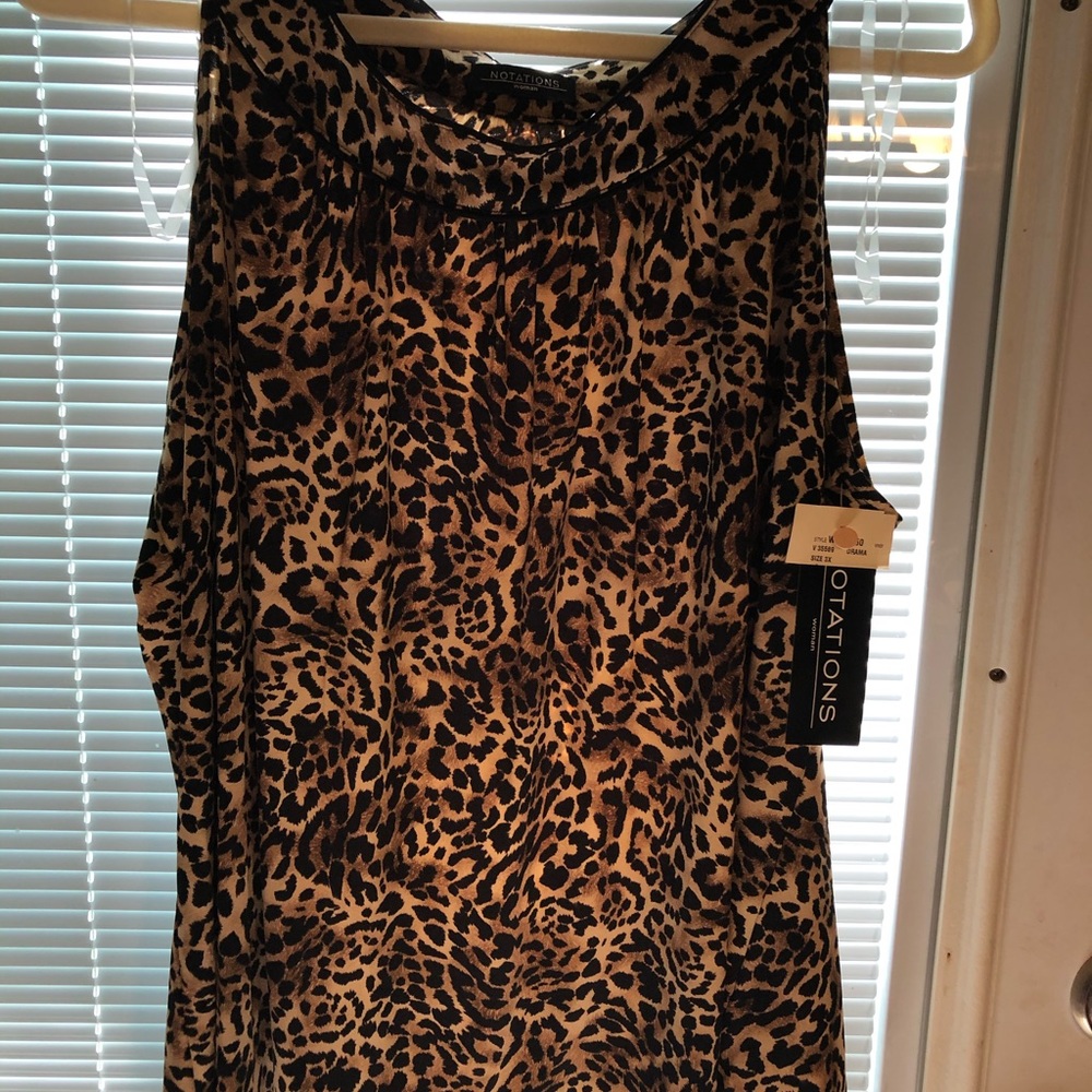 Notations short sleeved top